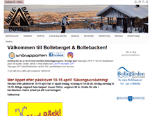 Tablet Screenshot of bollebacken.com